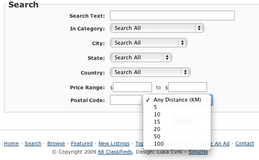Postal Codes Module